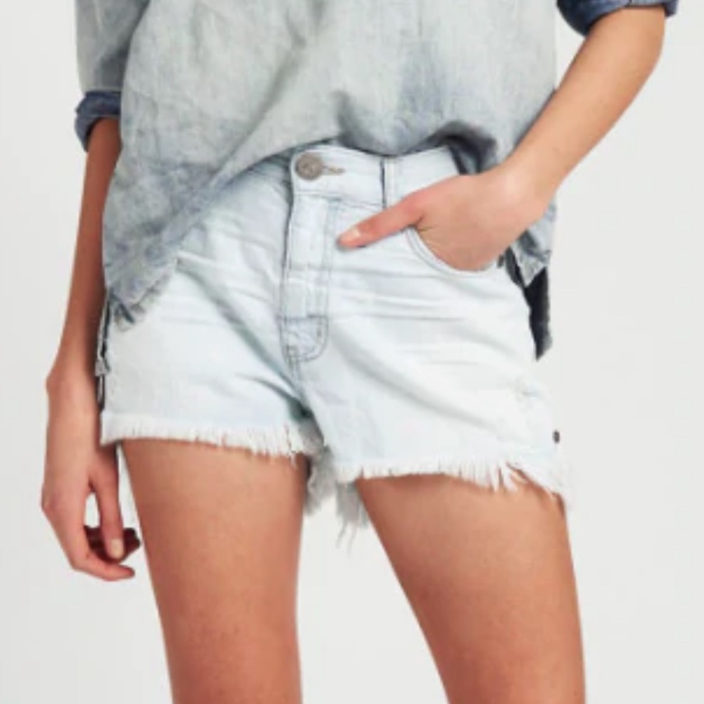 ONE TEASPOON Brando Bonita High Waist Denim Shorts